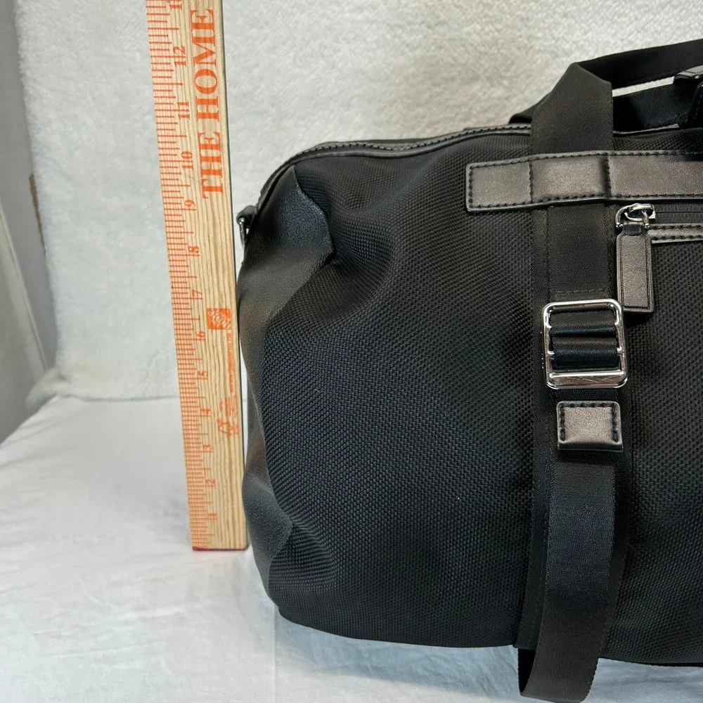 Michael Kors Kent Black Nylon Duffle Bag Convertible Backpack Travel Gym